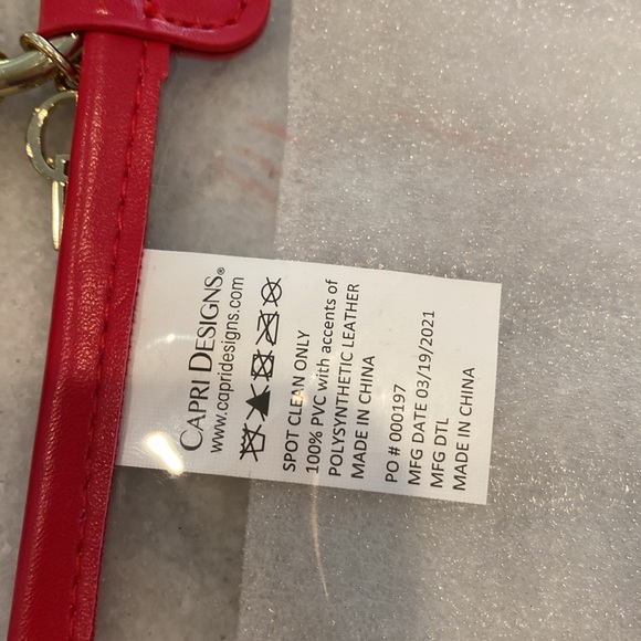 Capri designs University of Alabama clear wristlet bag - Picture 6 of 12